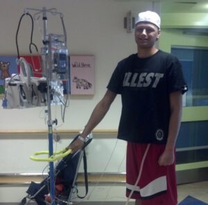 Jeff Bryant in the hospital