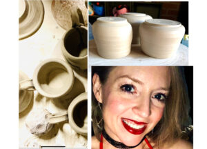 Kasey Bass and pottery